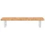 Estante de lavabo de pared de acero y madera maciza de roble von , Badezimmerwaschtische - Ref: Foro24-3302338, Preis: 81,07 ...