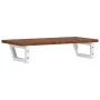 Estante de lavabo de pared de acero y madera maciza de roble von , Badezimmerwaschtische - Ref: Foro24-3302346, Preis: 77,90 ...