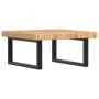 Estante de lavabo de pared de acero y madera maciza de roble by , bathroom vanities - Ref: Foro24-3302409, Price: 94,54 €, Di...