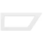 Soportes estante de lavabo 2 unidades trapecio acero blanco by , Supports and crossbars - Ref: Foro24-4007277, Price: 31,69 €...