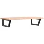 Estante de lavabo de pared de acero y madera maciza de haya von , Badezimmerwaschtische - Ref: Foro24-3302435, Preis: 109,03 ...