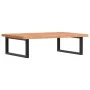 Estante de lavabo de pared de acero y madera maciza de haya von , Badezimmerwaschtische - Ref: Foro24-3302449, Preis: 97,77 €...