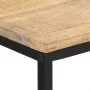 Mesa consola madera maciza de mango rugosa 70x35x70 cm by , Side tables - Ref: Foro24-374074, Price: 111,32 €, Discount: %