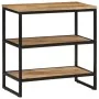 Mesa consola madera maciza de mango rugosa 70x35x70 cm by , Side tables - Ref: Foro24-374074, Price: 111,32 €, Discount: %