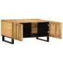 Mesa de centro de madera maciza de mango rugosa 80x51x40 cm | Foro24.es | Tu tienda online para hogar, jardín y más Foro24.es