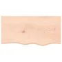 Estante de lavabo de pared de acero y madera maciza de roble de , Tocadores de baño - Ref: Foro24-3302545, Precio: 72,58 €, D...
