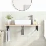 Estante de lavabo de pared de acero y madera maciza de roble von , Badezimmerwaschtische - Ref: Foro24-3302551, Preis: 83,09 ...