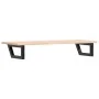 Estante de lavabo de pared de acero y madera maciza de roble von , Badezimmerwaschtische - Ref: Foro24-3302551, Preis: 83,09 ...