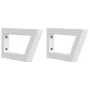 Estante de lavabo de pared de acero y madera maciza de roble by , bathroom vanities - Ref: Foro24-3302566, Price: 85,66 €, Di...