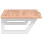 Estante de lavabo de pared de acero y madera maciza de roble by , bathroom vanities - Ref: Foro24-3302570, Price: 88,98 €, Di...