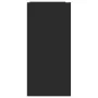 Aparador de madera de ingeniería negro 100x35x75 cm de , Aparadores - Ref: Foro24-848410, Precio: 119,44 €, Descuento: %
