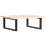 Estante de lavabo de pared de acero y madera maciza de roble by , bathroom vanities - Ref: Foro24-3302593, Price: 78,76 €, Di...