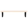 Estante de lavabo de pared de acero y madera maciza de roble von , Badezimmerwaschtische - Ref: Foro24-3302603, Preis: 100,67...