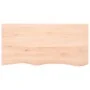 Estante de lavabo de pared de acero y madera maciza de roble von , Badezimmerwaschtische - Ref: Foro24-3302603, Preis: 100,67...