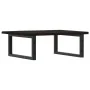 Estante de lavabo de pared de acero y madera maciza de roble de , Tocadores de baño - Ref: Foro24-3302617, Precio: 85,06 €, D...