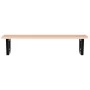 Estante de lavabo de pared de acero y madera maciza de roble von , Badezimmerwaschtische - Ref: Foro24-3302615, Preis: 109,06...