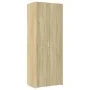 Aparador alto madera de ingeniería roble Sonoma 70x42,5x185 cm by , Sideboards - Ref: Foro24-3281422, Price: 202,97 €, Discou...
