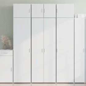 Aparador alto madera de ingeniería blanco 70x42,5x185 cm von , Sideboards - Ref: Foro24-3281420, Preis: 201,24 €, Rabatt: %