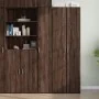 Aparador de madera de ingeniería marrón roble 30x42,5x185 cm by , Sideboards - Ref: Foro24-3281398, Price: 147,18 €, Discount: %
