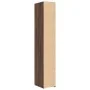 Aparador de madera de ingeniería marrón roble 30x42,5x185 cm by , Sideboards - Ref: Foro24-3281398, Price: 147,18 €, Discount: %
