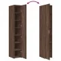 Aparador de madera de ingeniería marrón roble 30x42,5x185 cm by , Sideboards - Ref: Foro24-3281398, Price: 147,18 €, Discount: %