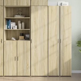 Aparador de madera de ingeniería roble Sonoma 45x42,5x185 cm von , Sideboards - Ref: Foro24-3281408, Preis: 160,95 €, Rabatt: %