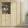 Aparador de madera de ingeniería roble Sonoma 45x42,5x185 cm by , Sideboards - Ref: Foro24-3281408, Price: 160,64 €, Discount: %