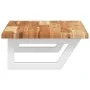 Estante de lavabo de pared acero y madera maciza de acacia by , bathroom vanities - Ref: Foro24-3302719, Price: 74,34 €, Disc...