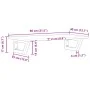 Estante de lavabo de pared acero y madera maciza de acacia by , bathroom vanities - Ref: Foro24-3302719, Price: 74,34 €, Disc...