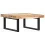Estante de lavabo de pared acero y madera maciza de acacia de , Tocadores de baño - Ref: Foro24-3302765, Precio: 90,36 €, Des...
