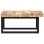 Estante de lavabo de pared acero y madera maciza de acacia de , Tocadores de baño - Ref: Foro24-3302765, Precio: 90,36 €, Des...
