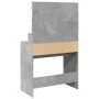 Tocador con luces LED gris hormigón 80x41x134,5 cm de , Tocadores para dormitorios - Ref: Foro24-848188, Precio: 141,67 €, De...