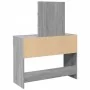 Tocador con luces LED color gris Sonoma 100x40x130 cm | Foro24.es | Tu tienda online para hogar, jardín y más Foro24.es