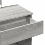 Tocador con luces LED color gris Sonoma 100x40x130 cm | Foro24.es | Tu tienda online para hogar, jardín y más Foro24.es