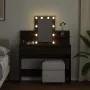 Tocador con LED marrón roble 100x40x130 cm von , Schlafzimmerkommoden - Ref: Foro24-848205, Preis: 131,19 €, Rabatt: %