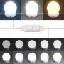 Tocador con LED marrón roble 100x40x130 cm von , Schlafzimmerkommoden - Ref: Foro24-848205, Preis: 131,19 €, Rabatt: %