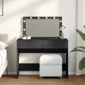 Tocador con luces LED negro 100x40x120 cm von , Schlafzimmerkommoden - Ref: Foro24-848207, Preis: 156,61 €, Rabatt: %