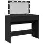 Tocador con luces LED negro 100x40x120 cm by , Bedroom Dressers - Ref: Foro24-848207, Price: 156,61 €, Discount: %