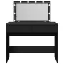 Tocador con luces LED negro 100x40x120 cm by , Bedroom Dressers - Ref: Foro24-848207, Price: 156,61 €, Discount: %