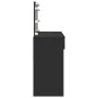 Tocador con luces LED negro 100x40x120 cm by , Bedroom Dressers - Ref: Foro24-848207, Price: 156,61 €, Discount: %