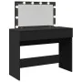 Tocador con luces LED negro 100x40x120 cm by , Bedroom Dressers - Ref: Foro24-848207, Price: 156,61 €, Discount: %