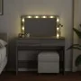 Tocador con luces LED color gris Sonoma 100x40x120 cm by , Bedroom Dressers - Ref: Foro24-848211, Price: 137,64 €, Discount: %