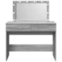 Tocador con luces LED color gris Sonoma 100x40x120 cm by , Bedroom Dressers - Ref: Foro24-848211, Price: 137,64 €, Discount: %
