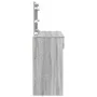 Tocador con luces LED color gris Sonoma 100x40x120 cm by , Bedroom Dressers - Ref: Foro24-848211, Price: 137,64 €, Discount: %