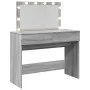 Tocador con luces LED color gris Sonoma 100x40x120 cm by , Bedroom Dressers - Ref: Foro24-848211, Price: 137,64 €, Discount: %