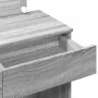 Tocador con luces LED color gris Sonoma 100x40x120 cm by , Bedroom Dressers - Ref: Foro24-848211, Price: 137,64 €, Discount: %