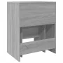 Tocador con taburete gris Sonoma 60x40x113,5 cm de , Tocadores para dormitorios - Ref: Foro24-848218, Precio: 86,16 €, Descue...
