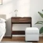 Tocador con espejo marrón roble 73x46,5x120 cm de , Tocadores para dormitorios - Ref: Foro24-848226, Precio: 101,81 €, Descue...