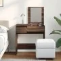 Tocador con espejo marrón roble 73x46,5x120 cm de , Tocadores para dormitorios - Ref: Foro24-848226, Precio: 101,81 €, Descue...