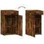 Aparador de madera de ingeniería roble ahumado 50x42,5x93 cm by , Sideboards - Ref: Foro24-846296, Price: 89,29 €, Discount: %